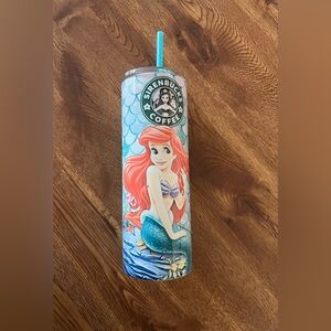 Drinkware 20 oz The Little Mermaid Ariel “Sirenbucks Coffee” Tumbler